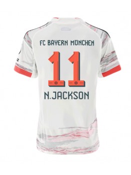 Billige Bayern Munich Nicolas Jackson #11 Bortedrakt Dame 2025-26 Kortermet